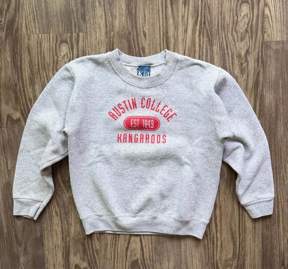 Vintage Austin College Kangaroos Crewneck Sweatshirt Kids